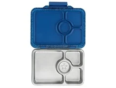 Yumbox Pret bento madkasse blå glitter med 4 rum